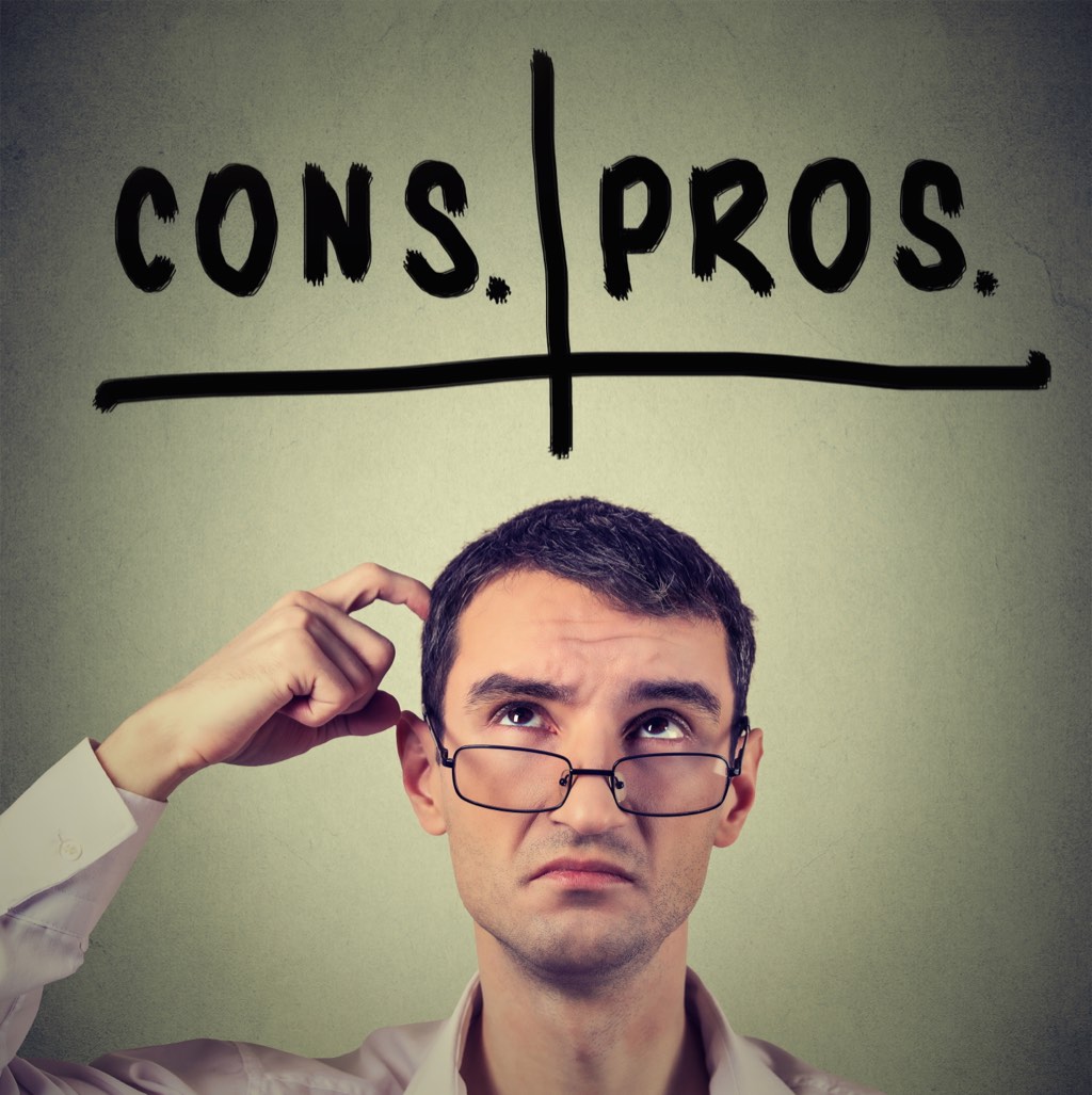 What the buyer considers pros and cons aren't the same as you. Get in their head. Only then can you determine what makes you stand out, or fall behind, compared to your competitors.